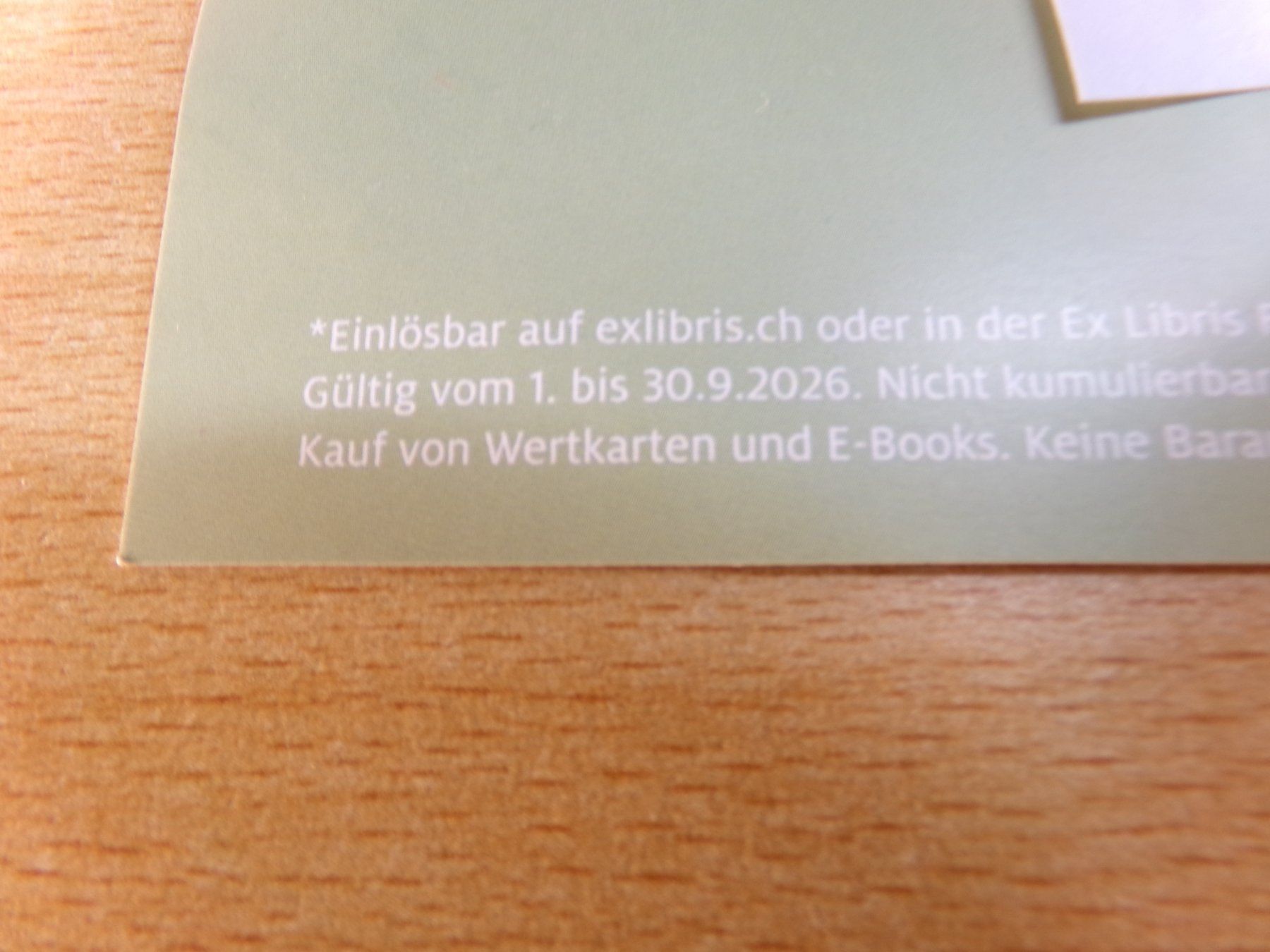 Ex Libris Gutscheine: Gutschein exlibris 10% – Neu (gemäss Beschreibung) aus Hombrechtikon von Se9 2
