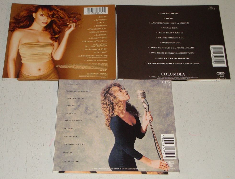 CD: 3CD's - Mariah Carey – Usato da Unterbäch venduto da hiliq 1