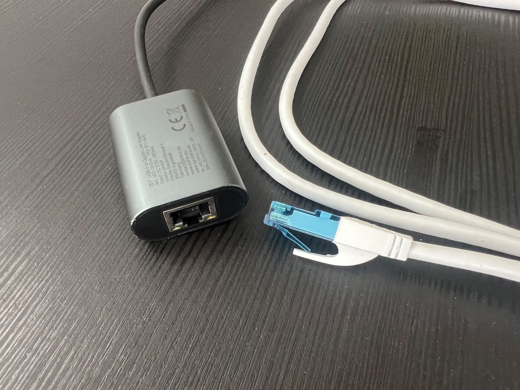 Cavi: ISY USB 3.0 auf Ethernet Adapter mit Kabel, neuwertig – Usato da La Chaux-de-Fonds venduto da jacq_LaTsch0 1