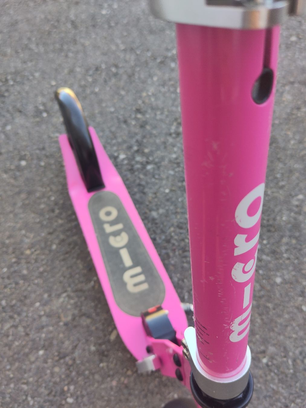 Micro Kickboard: micro cruiser T-Bar, pink, gebraucht  – Gebraucht aus Dettighofen Lengw. von mai_75wt 4