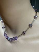 Amethyst Halskette Choker Halsschmuck Collier 40 cm