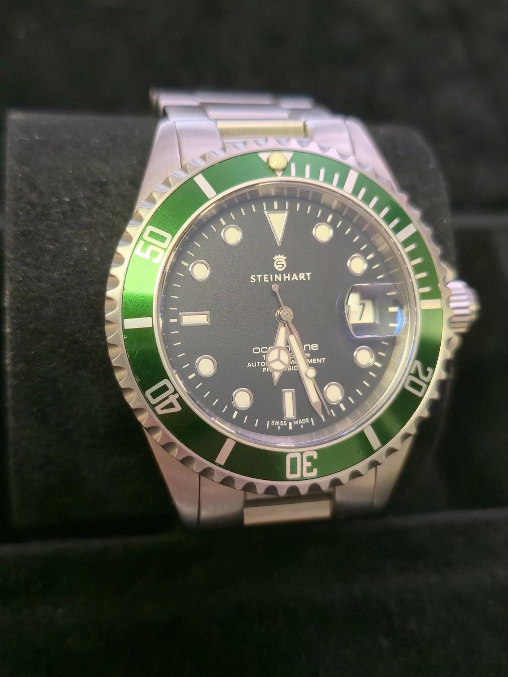 Steinhart Orologi: Steinhart Ocean One Green 300m Swiss Automatic – Usato da Dietlikon venduto da sop_qr7v 2