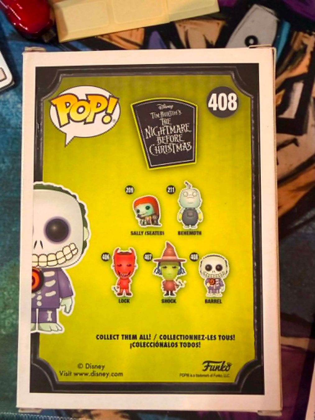 Funko Figuren: Funko POP 408 Barrel Disney Nightmare Before Christmas – Gebraucht aus Giubiasco von Ticinerd 1
