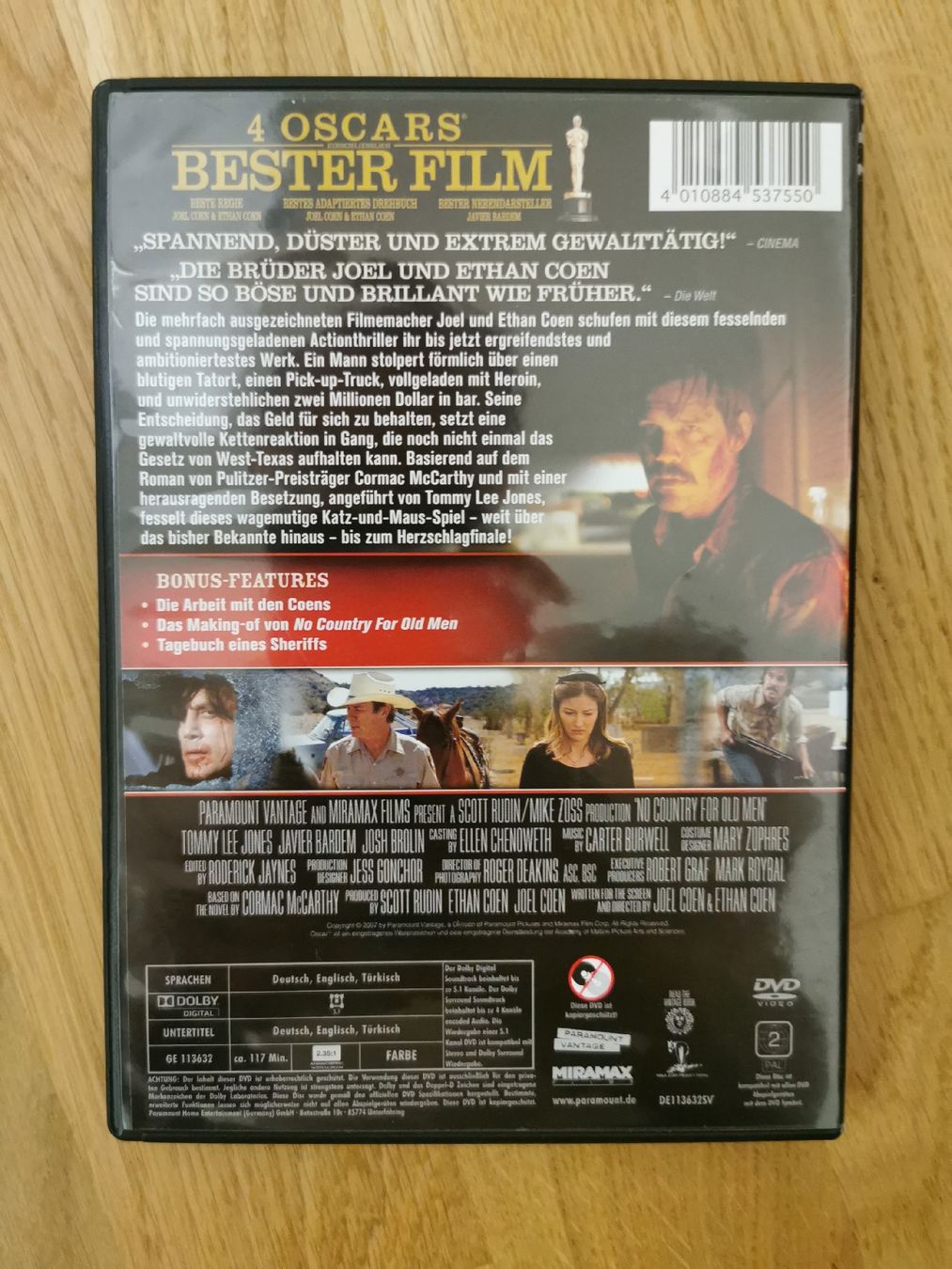 Tutti i DVDs: No County for old Men - DVD – Usato da Arnegg venduto da michik999 1