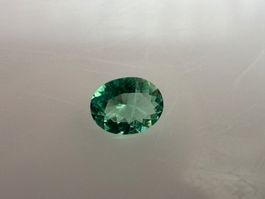 SMARAGD grün oval  0.10cts  Ural-Sibirien