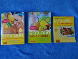 3 Bücher: GLYX-Diät für Berufstätige, Kochbuch, Abnehmen
