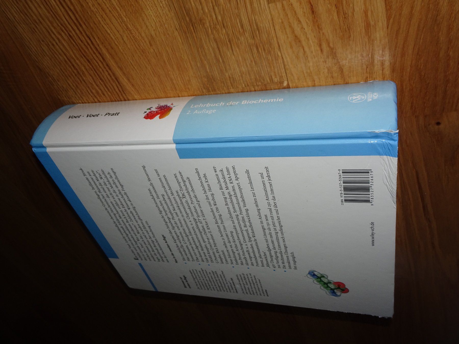 Libri: Lehrbuch der Biochemie Voet – Usato da Bern venduto da Maronn 4
