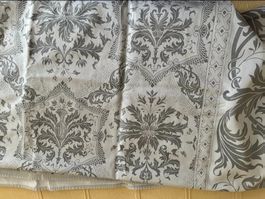 Beauvillé graue Tischdecke 270 CHF 100% Baumwollsatin