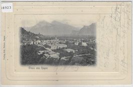 Gruss aus Ragaz - Präge-Karte