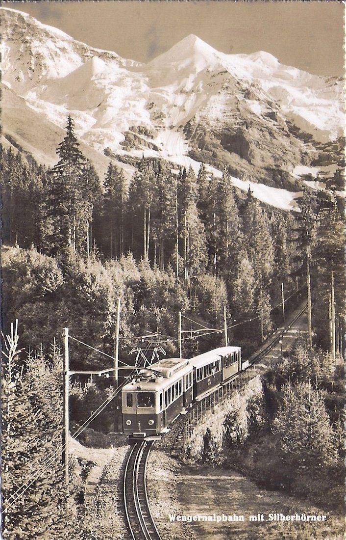 Cartes postales: WENGEN, bahnmit silberhörner – Neuf (Voir description) à Les Verrières par Scampi0