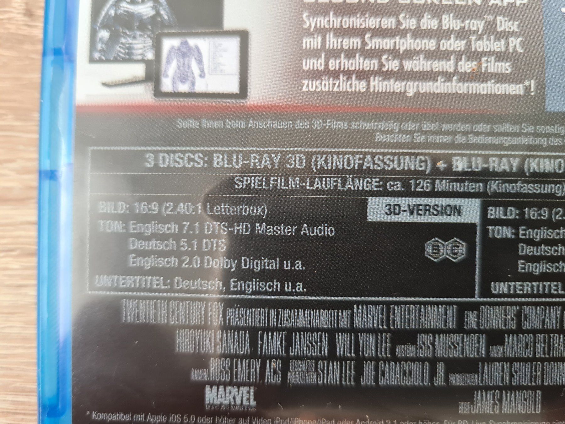 Alle DVDs: Wolverine 3D (3 Disk) - Blu-Ray – Gebraucht aus Carouge GE von Franllo 2