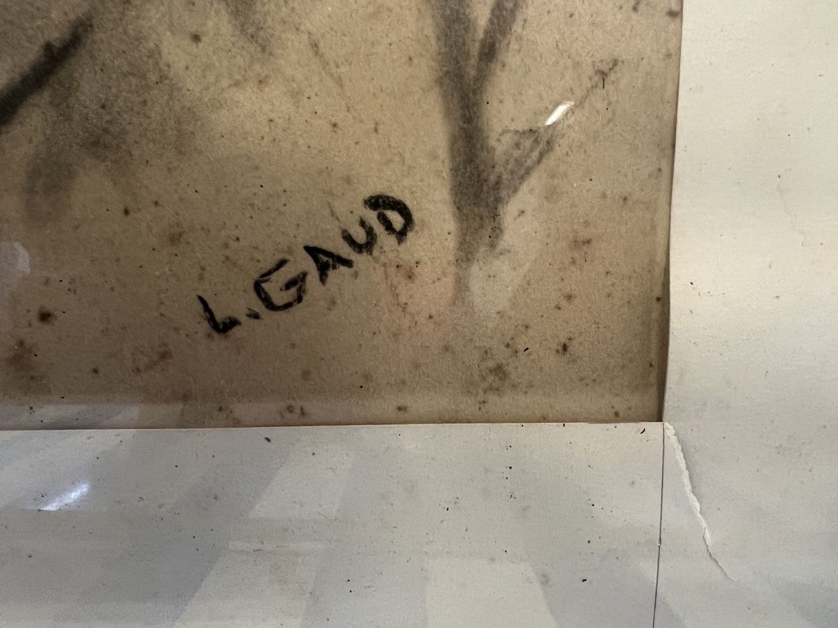 Dipinti: LÉON GAUD(1844-1908)PASTEL SIGNÉ – Usato da Genève venduto da Qanil77 3