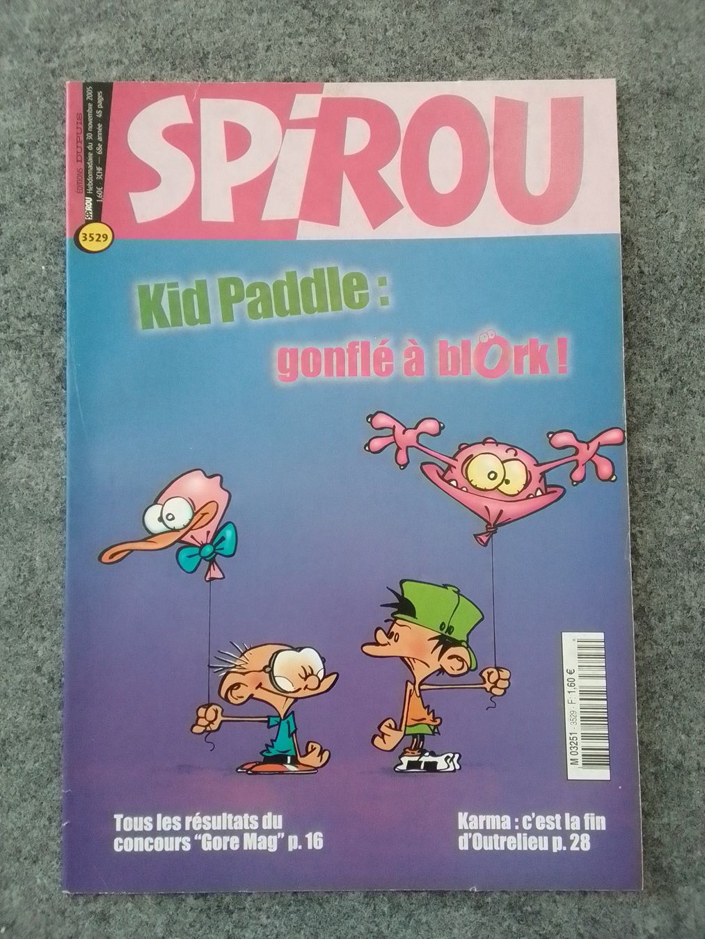 Fumetti: Spirou Kid Paddle Gonflé à Blork 3529 – Usato da Préverenges venduto da gga_f9hf