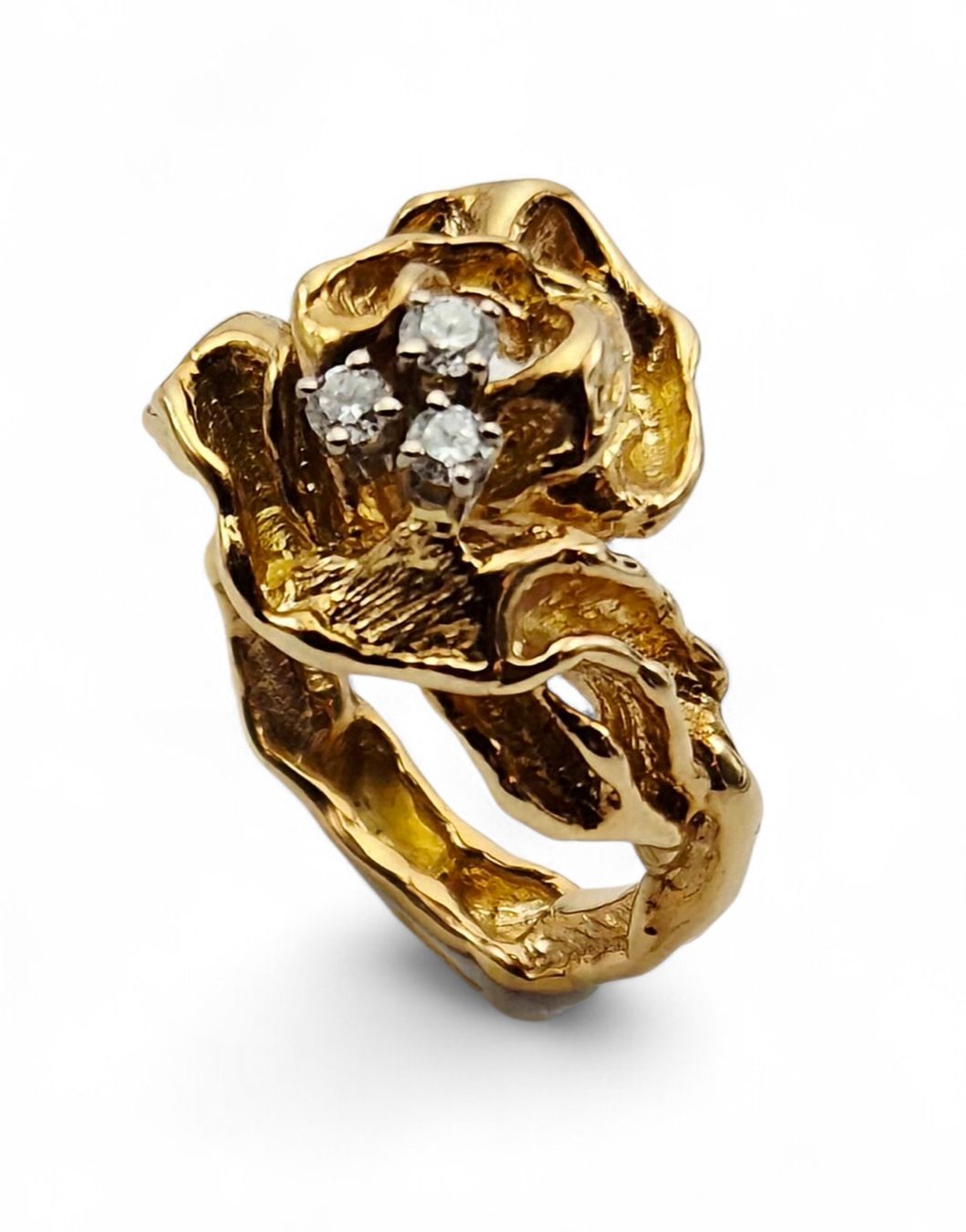 Gilbert Albert Anelli: Bague Gilbert Albert or 18 k diamants – Usato da Clarens venduto da Rimany
