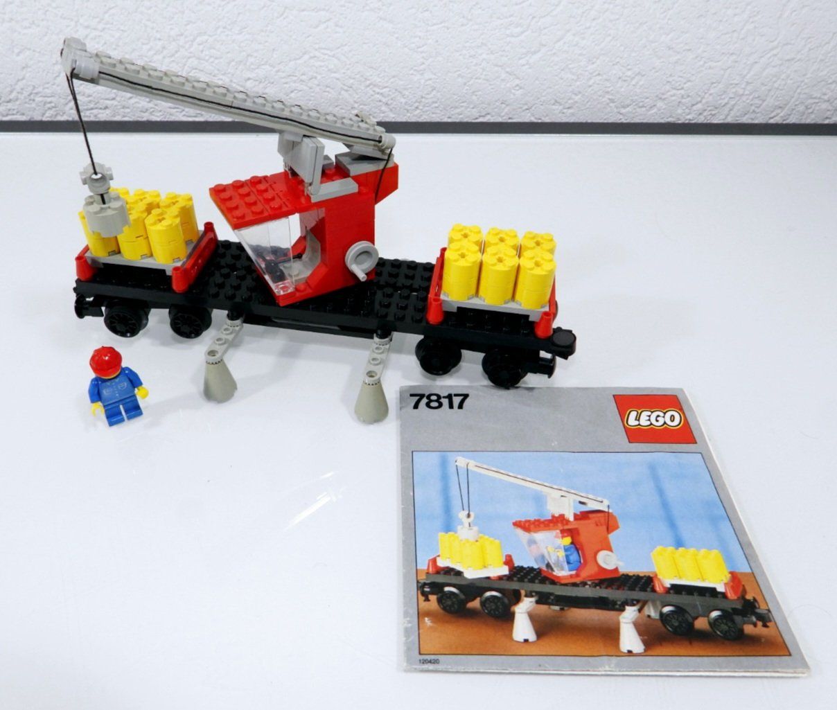 Lego Kit di costruzioni: LEGO 12 VOLT EISENBAHN 7817 KRAN WAGON – Usato da Turbenthal venduto da Ddanuh 7
