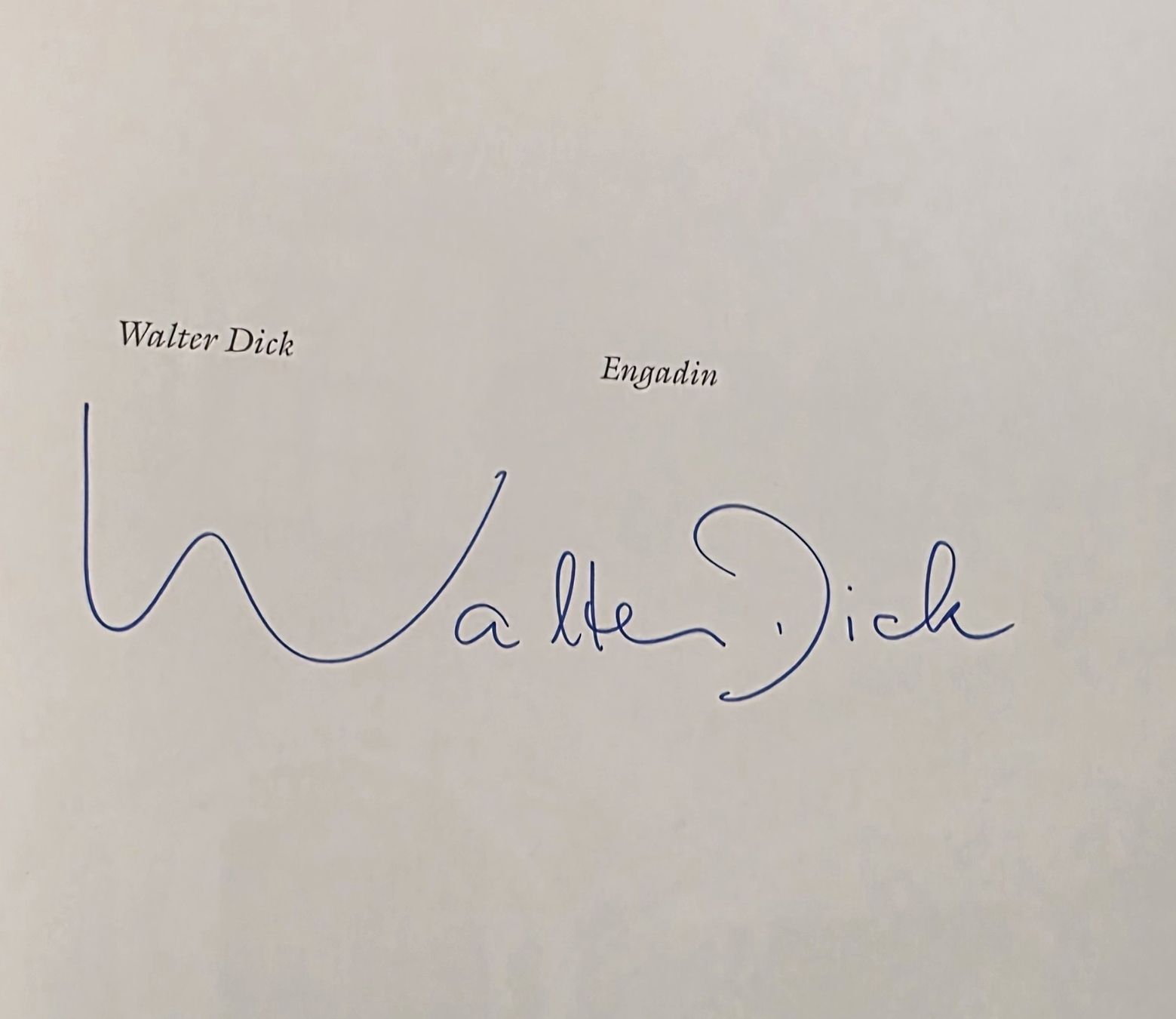 Libri: Bildband Engadin von Walter Dick – Nuovo (secondo la descrizione) da St. Gallen venduto da ischu01 1