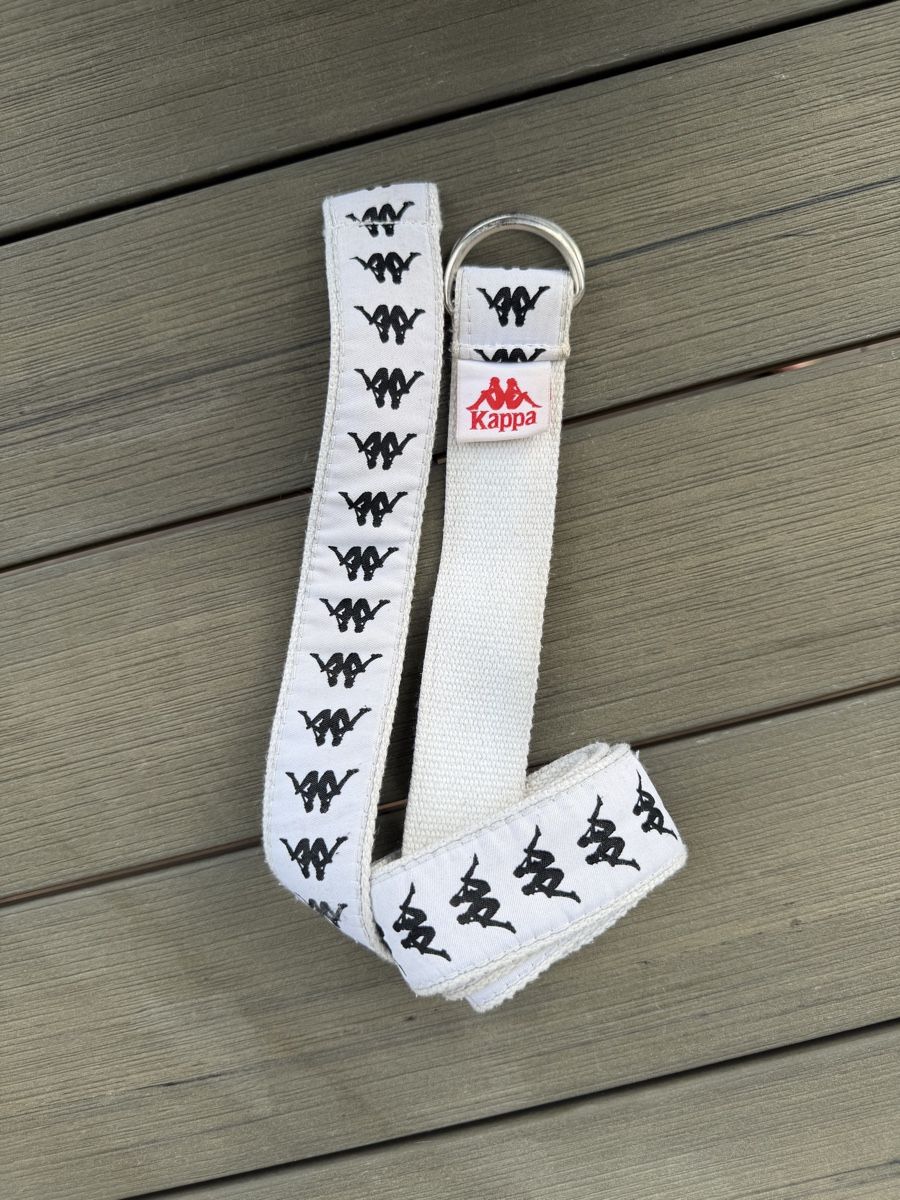Cinture: Ceinture KAPPA blanche logo "Omini" taille 130 – Usato da Boudry venduto da LuigiLoot