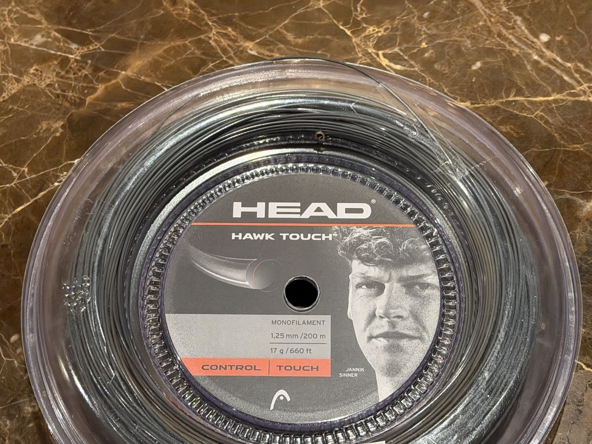 Head Schläger: HEAD Hawk Touch 1.25 Saitenrolle 200m – Neu und originalverpackt aus Cham von 2-hand