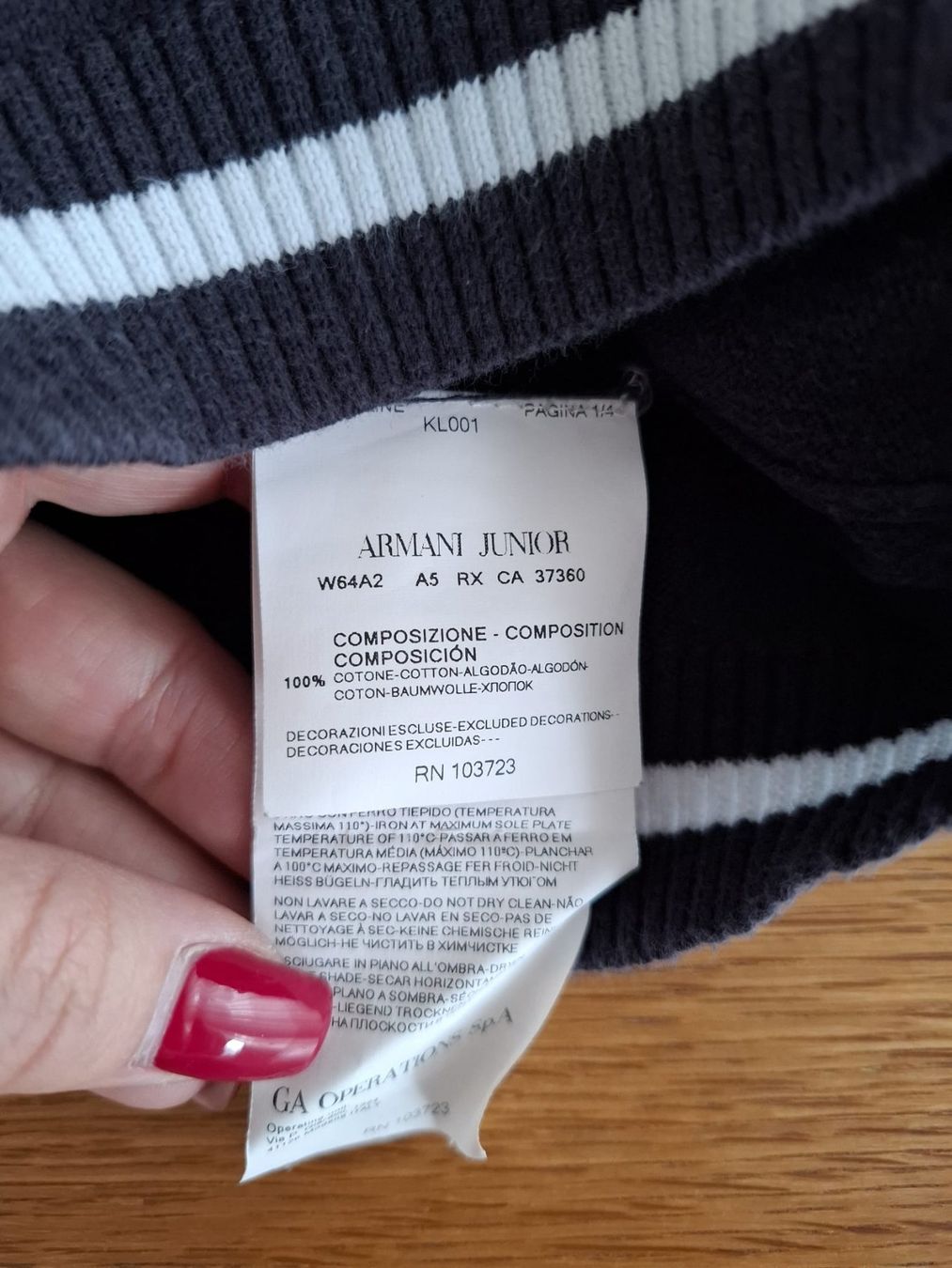 Armani Pullover & Sweatshirts: Armani Junior Strickjacke, Gr. 5 Jahre – Gebraucht aus Massagno von Michaela.F 5