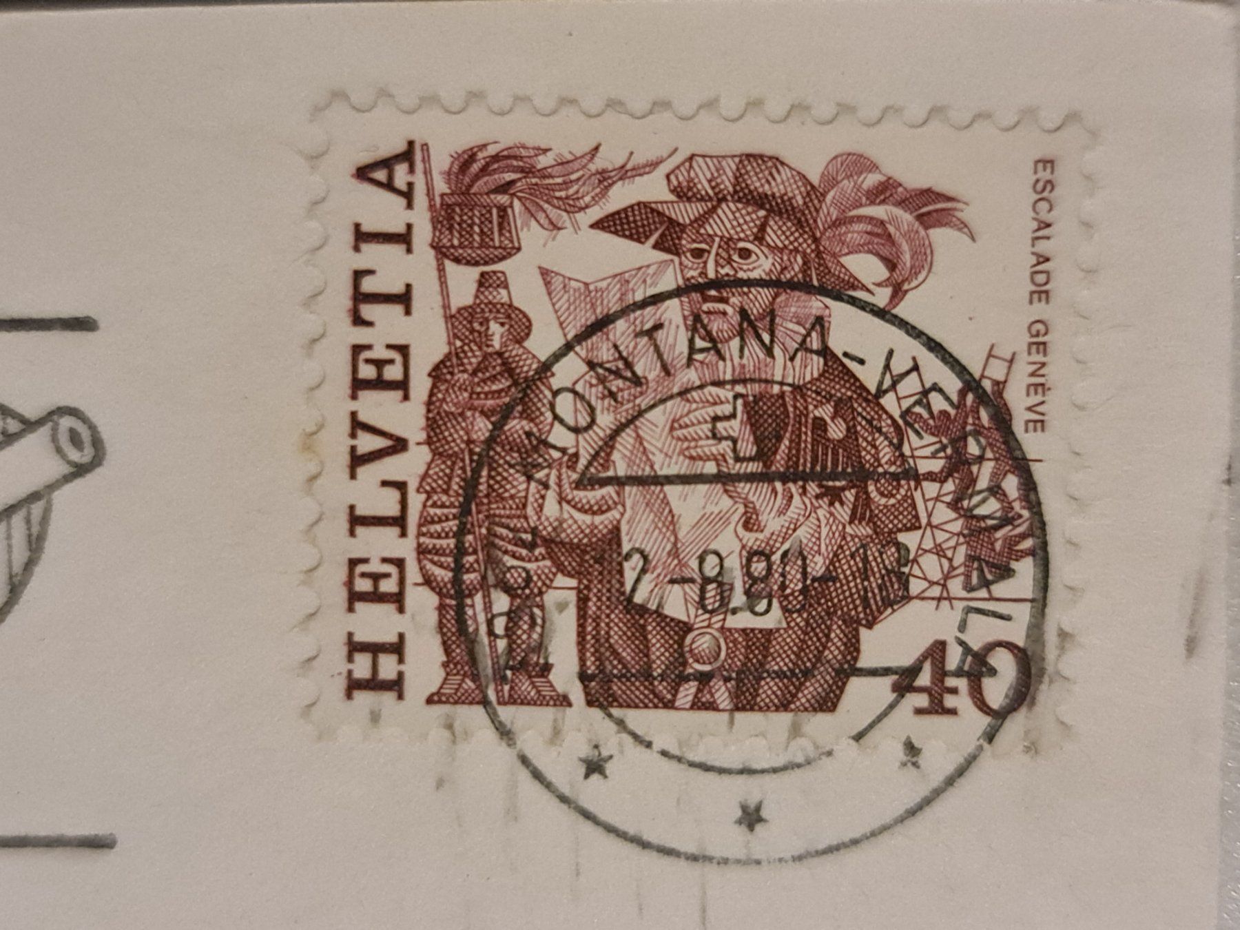 Cartoline postali: Postkarte Montana Schweiz – Usato da Dintikon venduto da Vexi 1