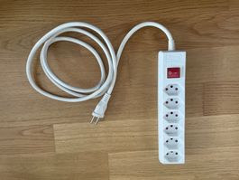 🔌✨ 6-fach Steckdosenleiste ⚡ Mit Schalter | 155 cm Kabel
