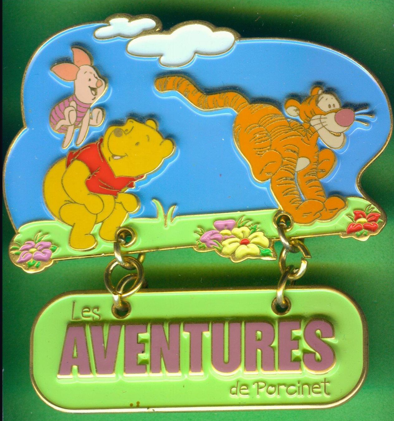 Disney Placchette & Badge: Disney   POOH FERCKEL TIGGER  Aventures – Usato da Winterthur venduto da Sammleroase