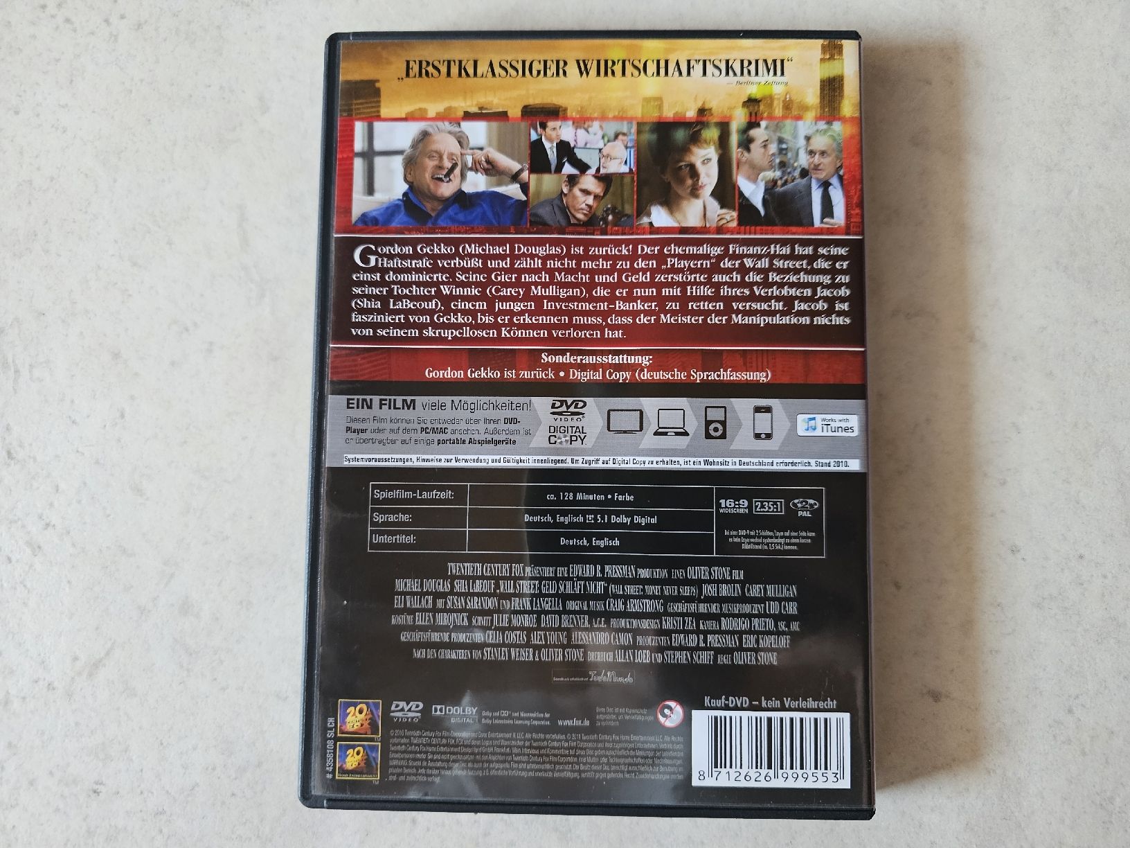Tutti i DVDs: Wall Street  -  Geld schläft nicht – Usato da Schneisingen venduto da backstore24 1