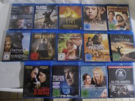 14 Blu-ray DVDs, Thriller Komödie Action Filme