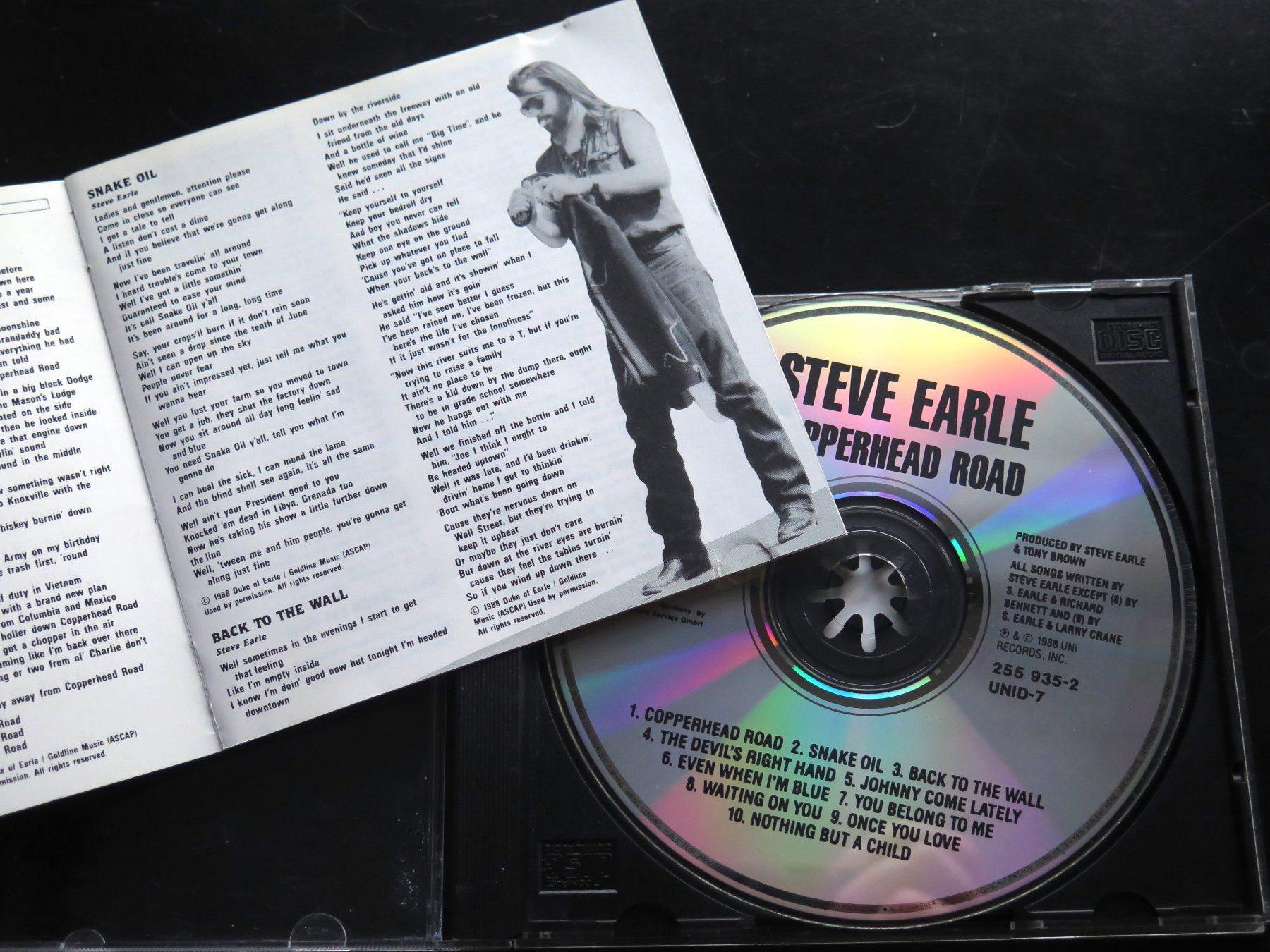 CD: (p) CD STEVE EARLE: Copperhead Road, 1988 – Usato da Bern venduto da Balzamico 2