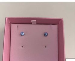 Orecchini blu Swarovski 