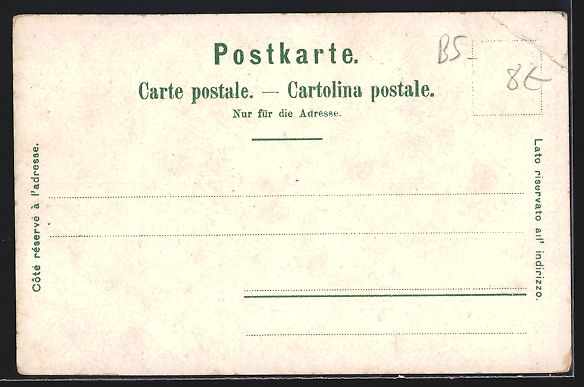 Cartoline postali: Litho Basel, St. Elisabethkirche, Julius – Usato da Berlin venduto da bartko-reher 1