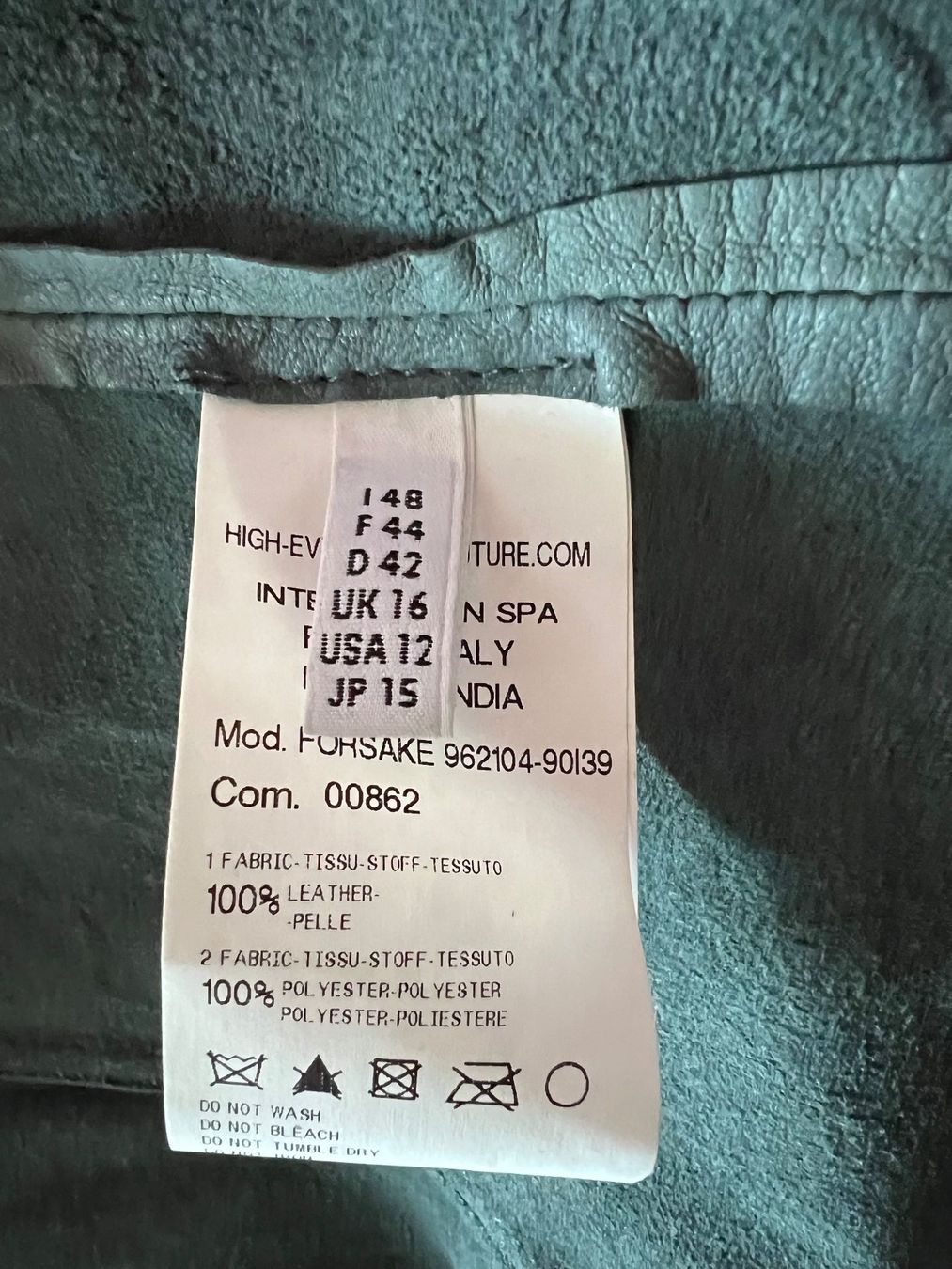 High Giacche: Lederjacke von HIGH – Usato da Remigen venduto da Orlana7 8