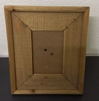 *HOLZ - BILDERRAHMEN* MIT STÄNDER/23 X 28CM/NEUWERTIG