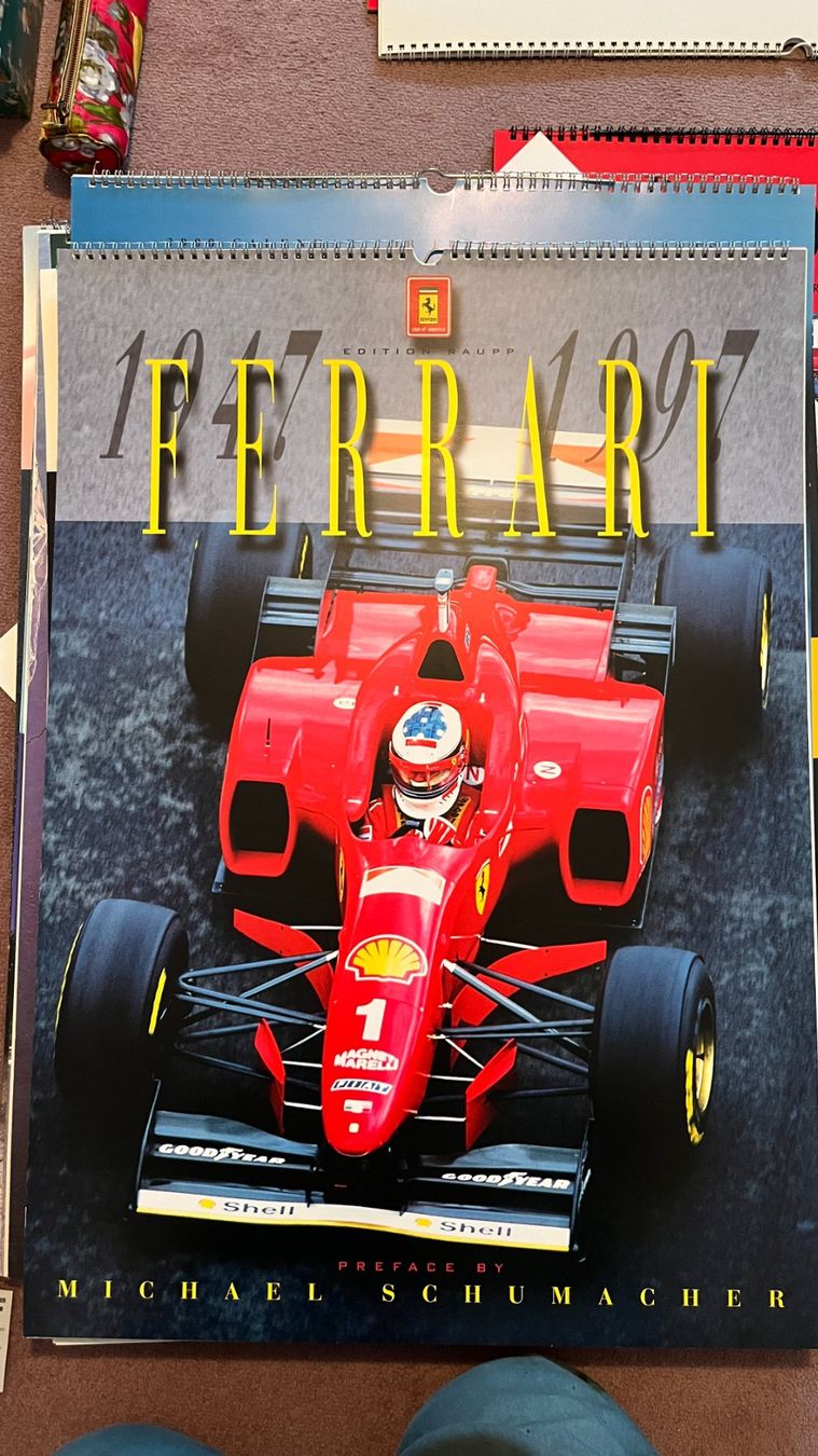 Ferrari Calendari: 1997 Ferrari Kalender Edition Raupp – Usato da Niederbipp venduto da Wcobra