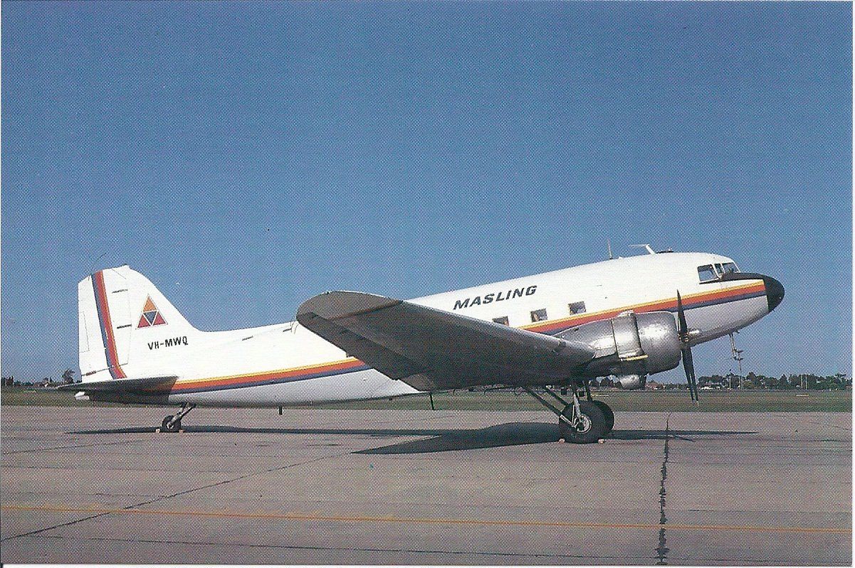 Ansichtskarten: Masling DC-3 VH-MWQ – Neu und originalverpackt aus Thun von Abigboss
