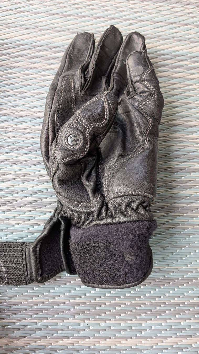 Guanti & manicotti: Motorradhandschuhe Leder, Schwarz – Usato da Richterswil venduto da andrinsto 3