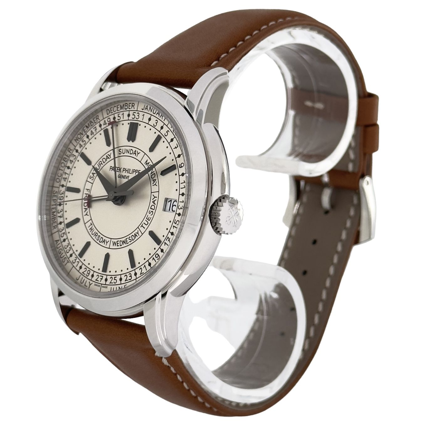 Patek Philippe Orologi: Patek Philippe Calatrava Weekly Calendar New full set – Nuovo e nell'imballaggio originale da Genève venduto da aspaklariacollection 1