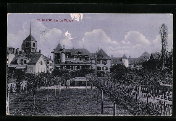 Cartoline postali: AK St. Blaise, Bas du Village – Usato da Berlin venduto da bartko-reher