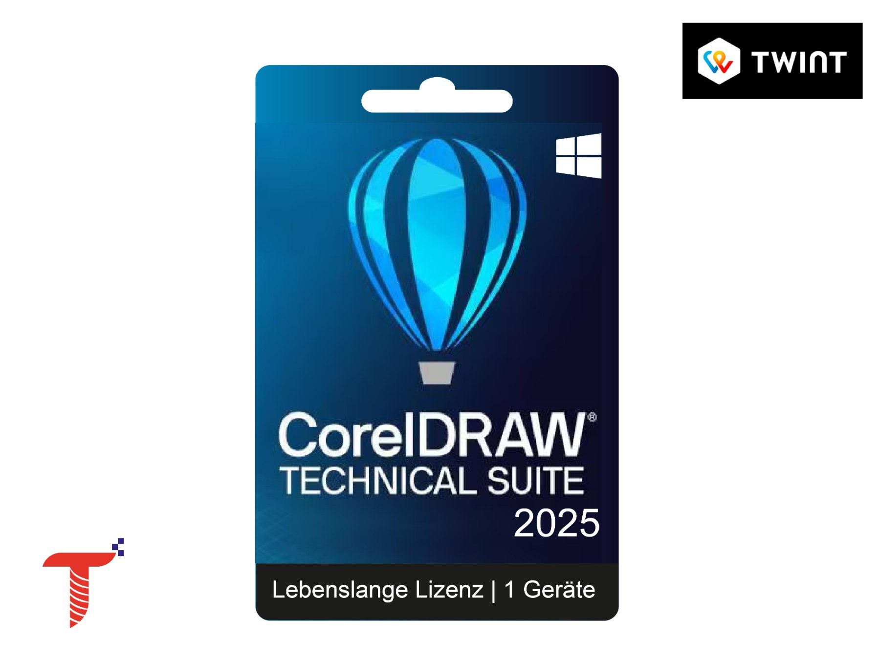 CorelDRAW Software: CorelDRAW Technical Suite 2025 - Lizenz / 1 Geräte – Usato da Zuchwil venduto da Techizer