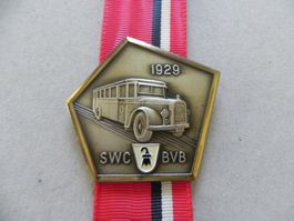 Medaille Bus  Car Autobus Saurer Arbon 1929 SWC / BVB 1972