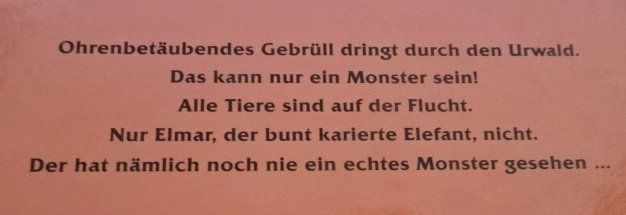 Bücher: Elmar und das Monster David McKee – Gebraucht aus Wetzikon ZH von strubeli024 1