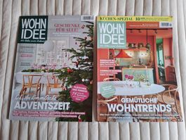 2x WohnIdee Zeitschriften 11/2025, 12/2025,  Wie Neu