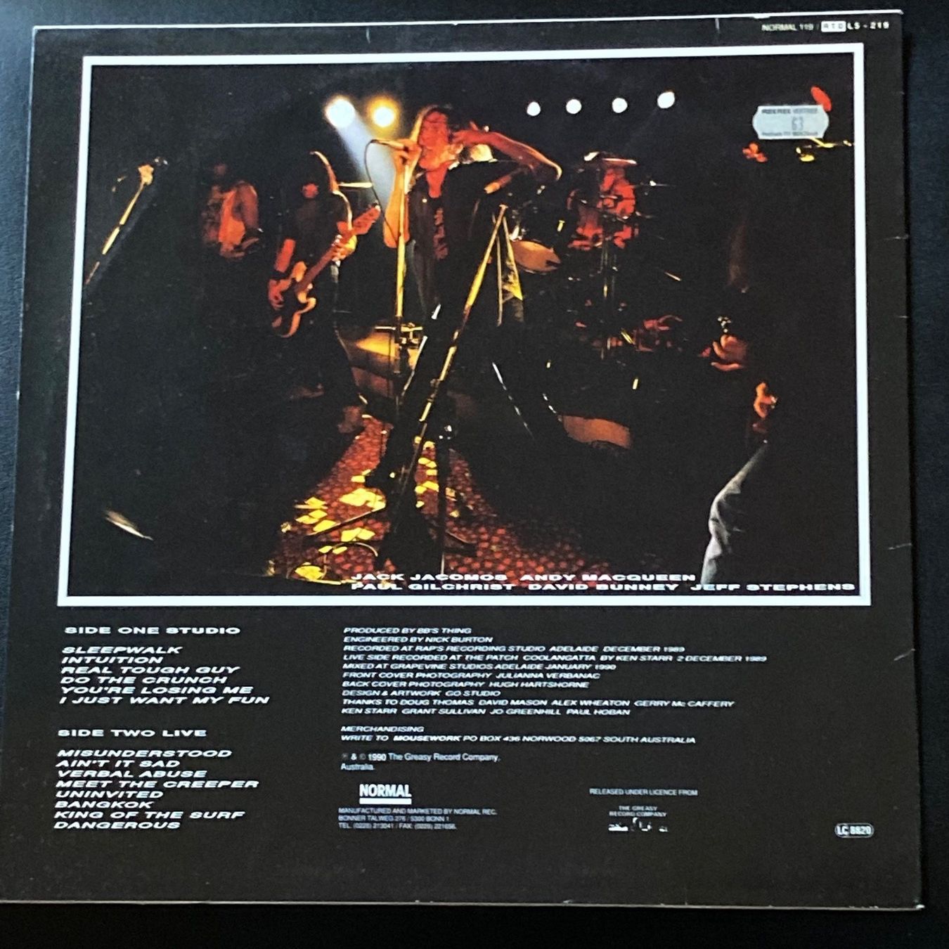 Dischi in vinile: Exploding White Mice - s/t, LP | Garage Rock, Punk – Usato da Bern venduto da Ntsamina 1