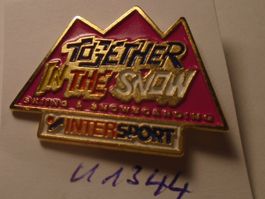 1 Intersport Pin  "Together in the Snow" Winter (U1344)