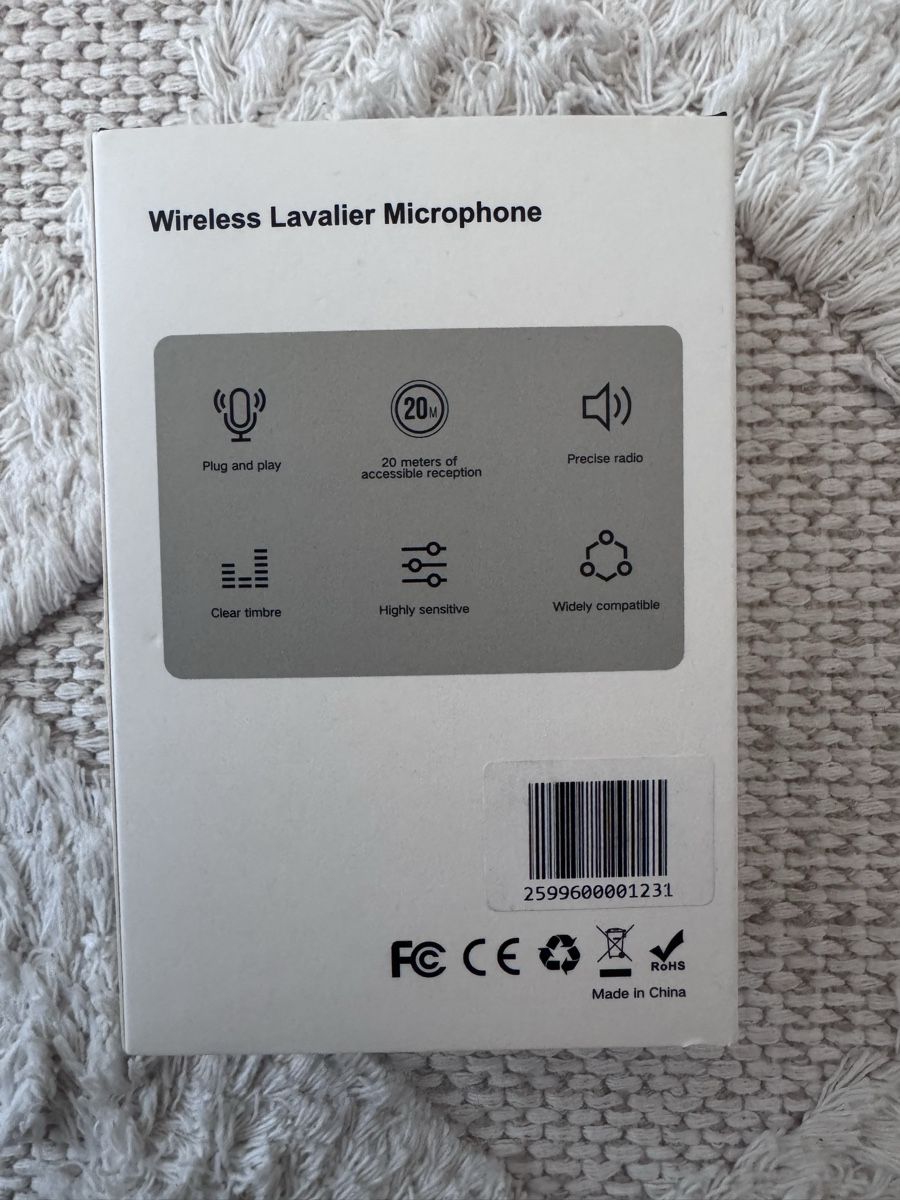 Microphones: Wireless Lavalier Microphone – Neuf (Voir description) à Schwarzenbach LU par sliin420 4