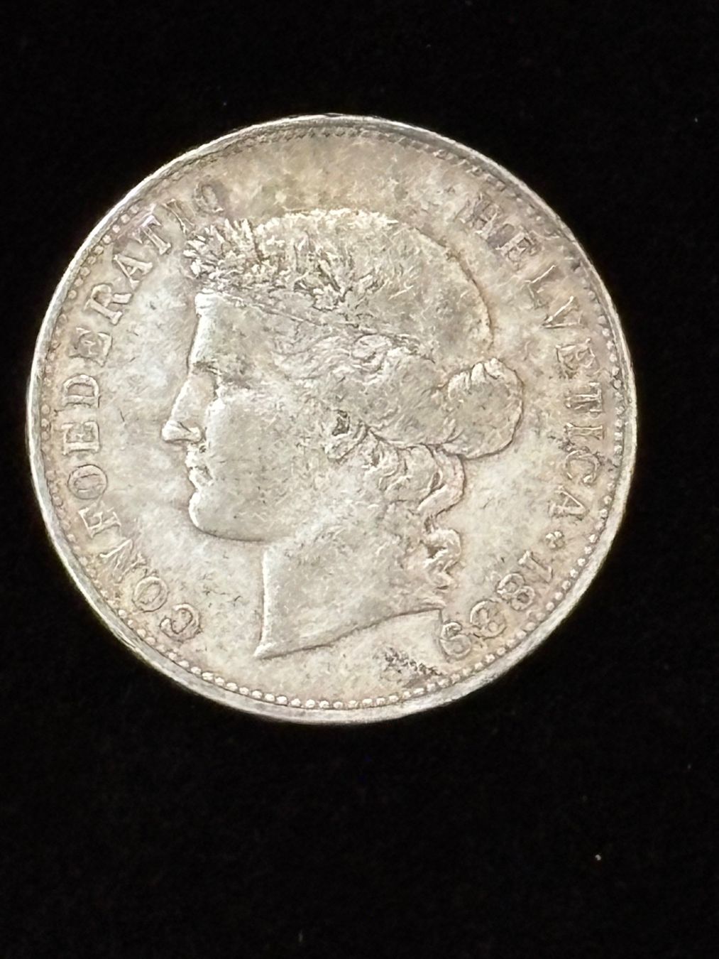 Tutti le monete: 5 Fr. 1889 mit original alt Patina – Usato da Niederlenz venduto da Angi_e 2
