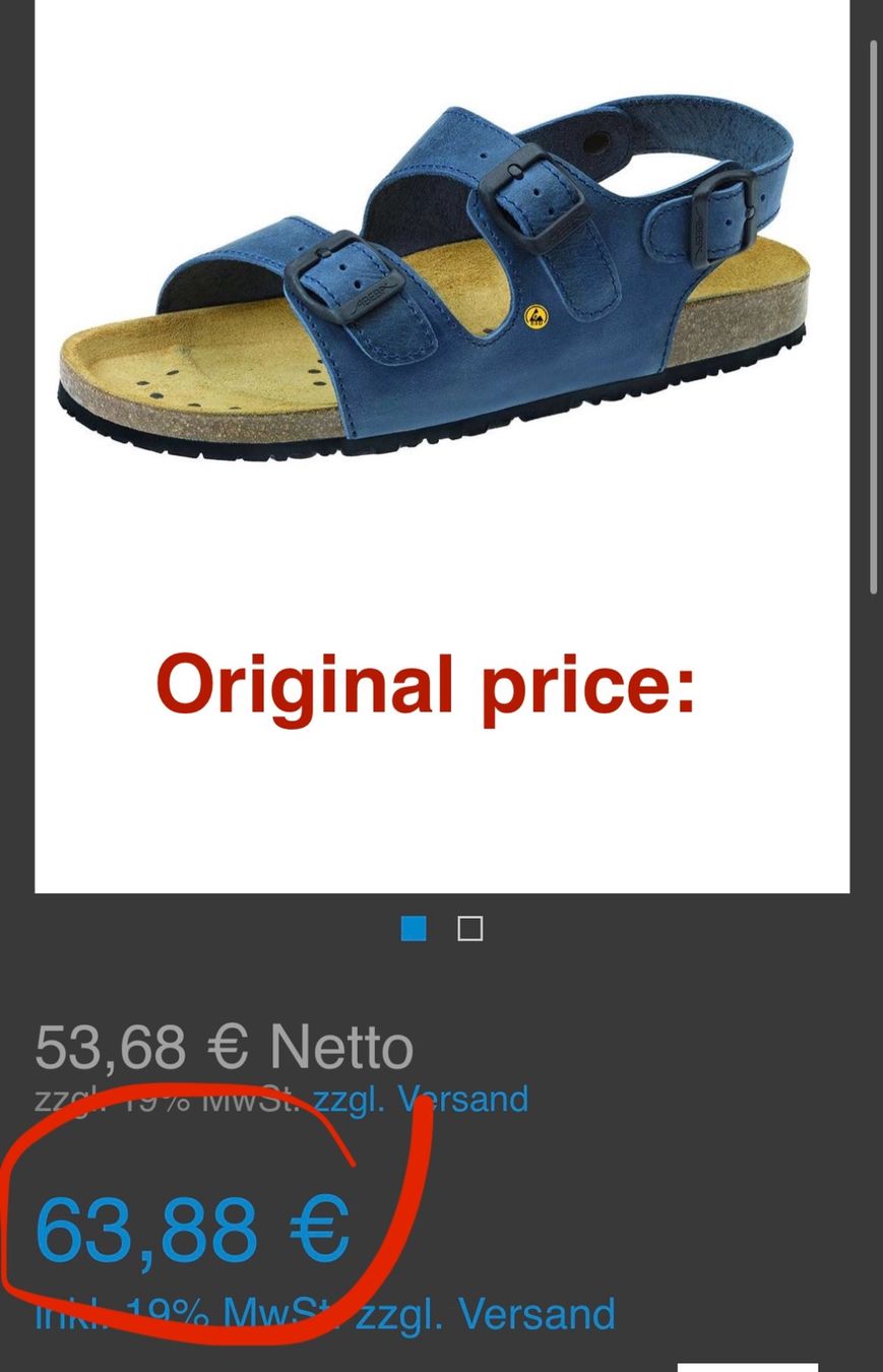 Scarpe da uomo: ESD sandals – Nuovo (secondo la descrizione) da Frauenfeld venduto da Jaciinta 4
