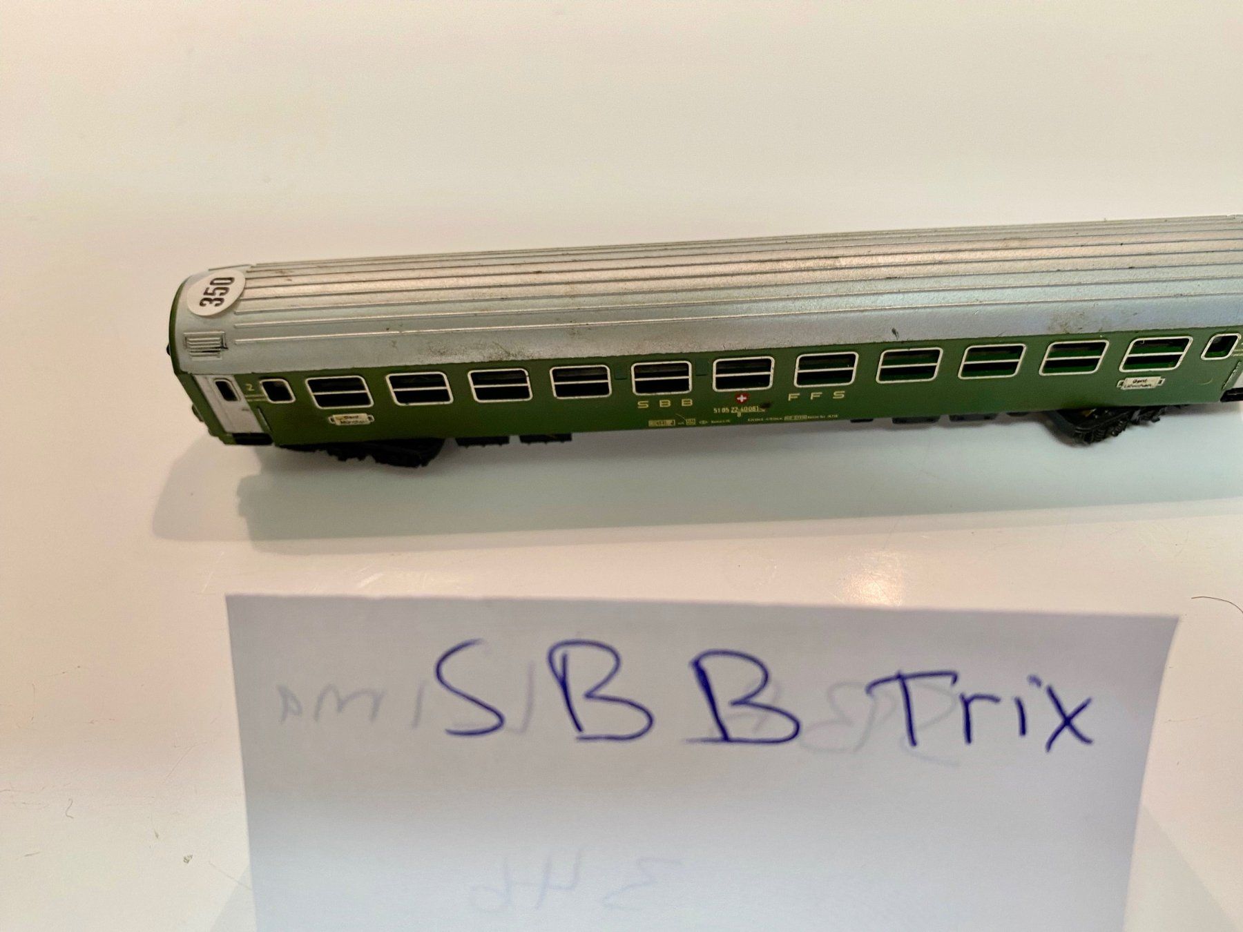 Trix Modellini di ferrovie: SBB Waggon Spur N Trix 350 – Usato da Kerzers venduto da tisyayasuBE 3
