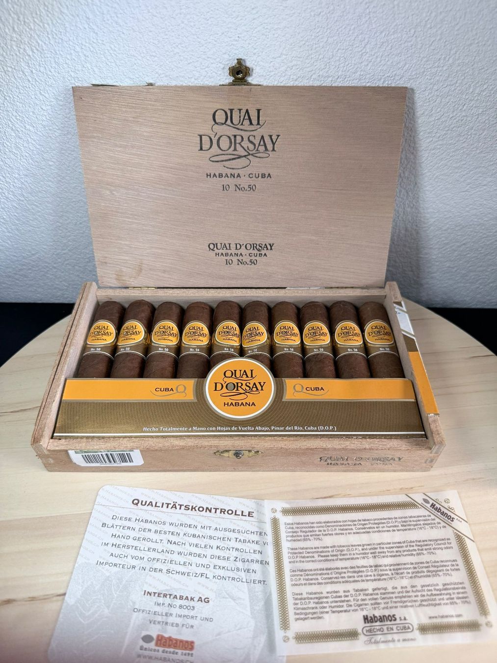 Sigari: Quai d' Orsay No. 50 – Nuovo e nell'imballaggio originale da Dussnang venduto da stefano17 1
