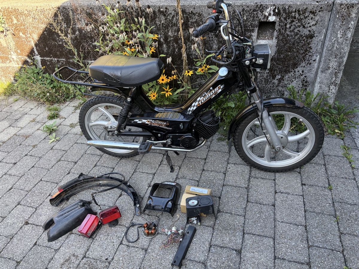 Tomos Ciclomotori: Mofa Tomos Sprint mit Ausweis – Difettoso da Latterbach venduto da Bbutz98